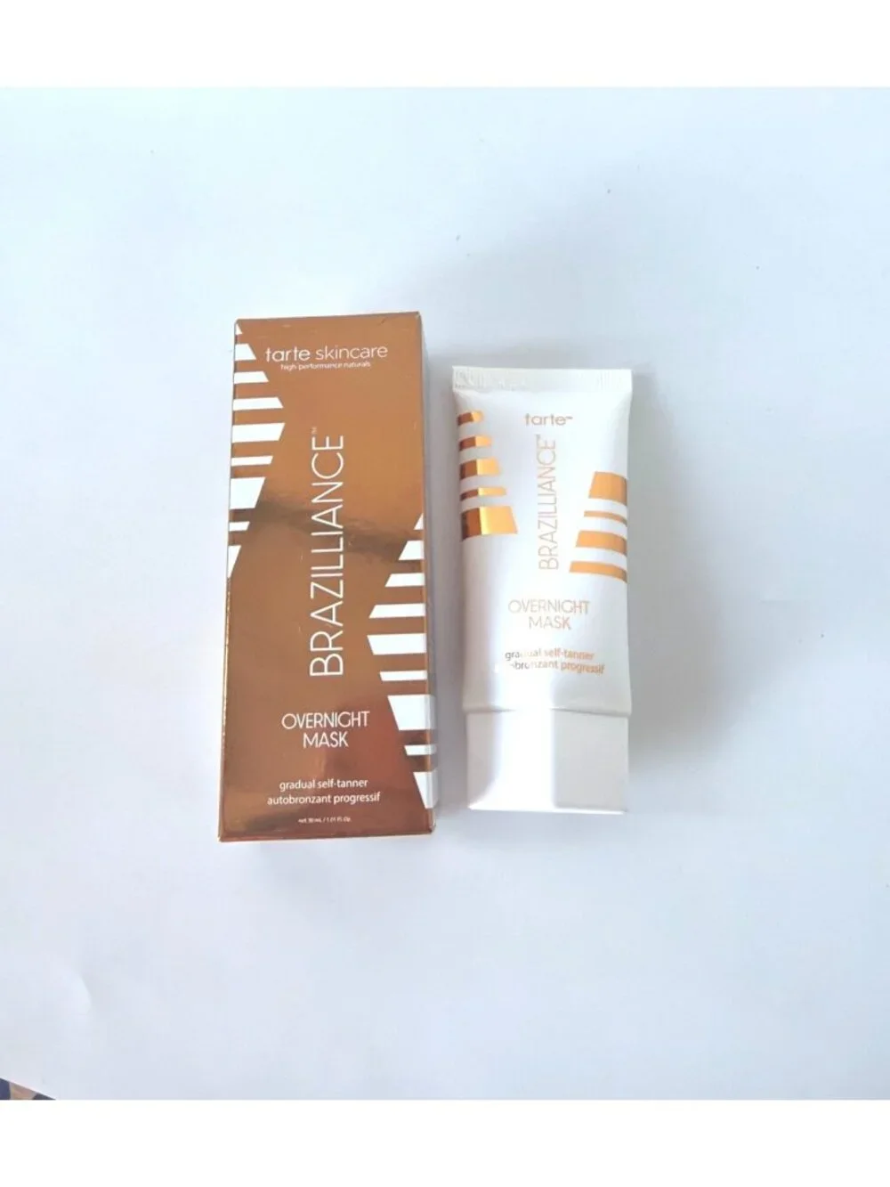 Tarte Skincare Brazilliance Overnight Mask Self Tanner 1.01oz / 30ml.
